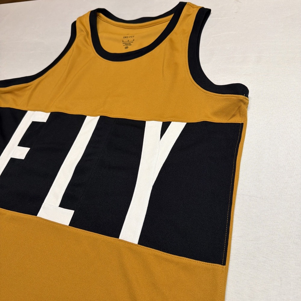 Nike Swoosh Fly Basketball Jersey Womens Medium Dri-Fit 90s Color Block Look